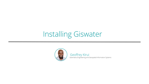 Setting up GISWATER architecture - QGIS + GISWATER plugin, PostgreSQL +PosGIS.